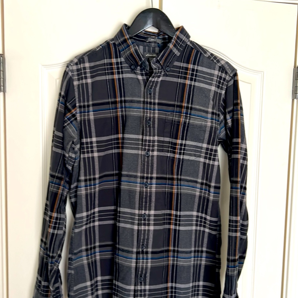 Eddie Bauer Slim Fit Flannel Shirt - Men’s Tall Medium